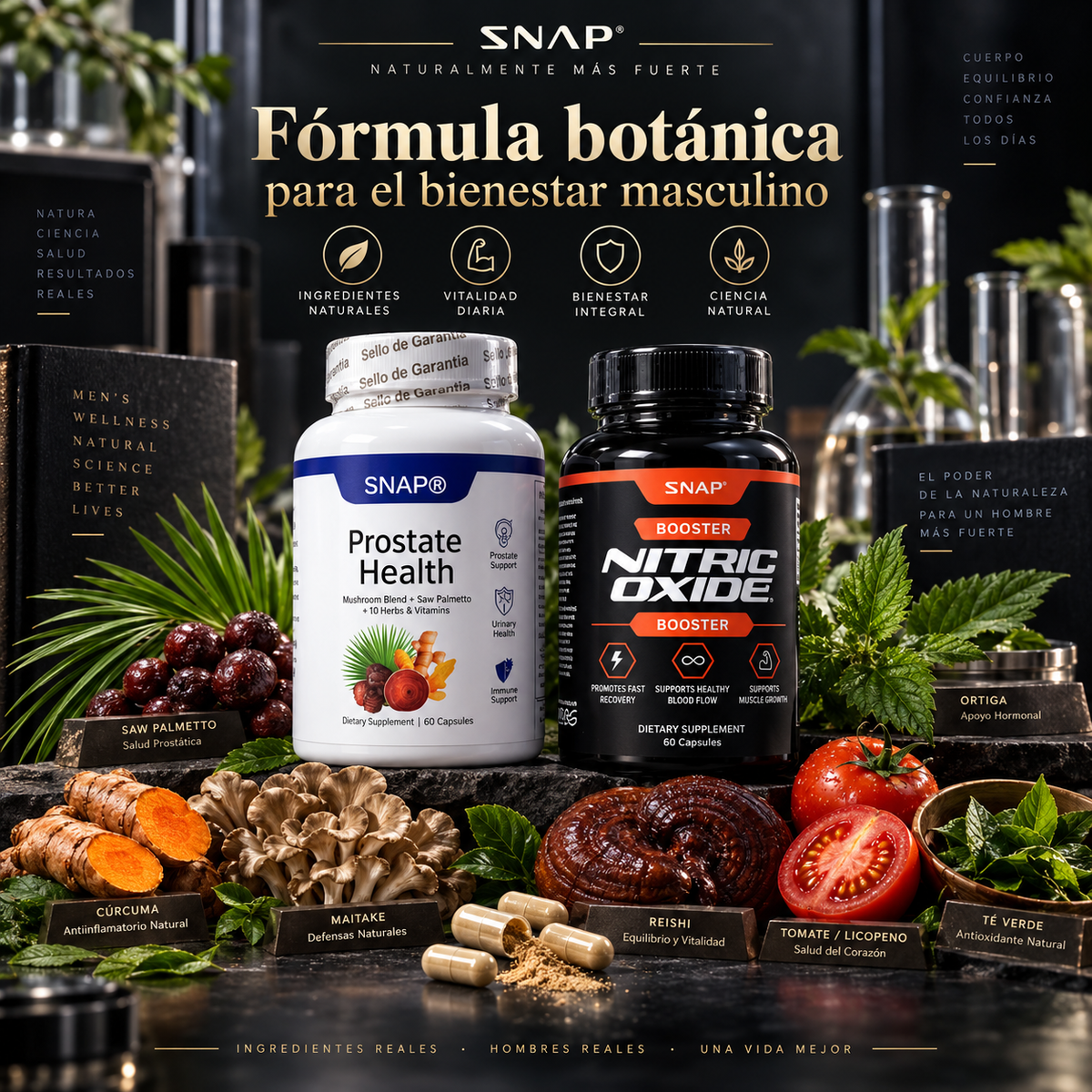 DUO PROSTATE + NITRIC OX™ 💙⚡ APOYO PROSTÁTICO, CIRCULACIÓN Y VITALIDAD MASCULINA — OFERTA ESPECIAL