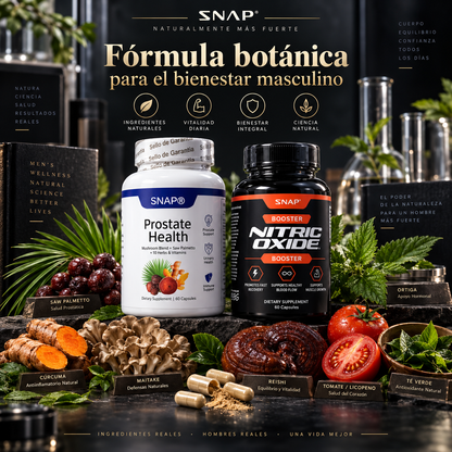 DUO PROSTATE + NITRIC OX™ 💙⚡ APOYO PROSTÁTICO, CIRCULACIÓN Y VITALIDAD MASCULINA — OFERTA ESPECIAL
