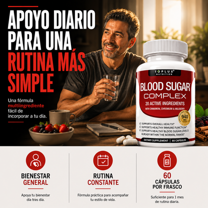 BLOOD SUGAR COMPLEX - TOPLUX NUTRITION