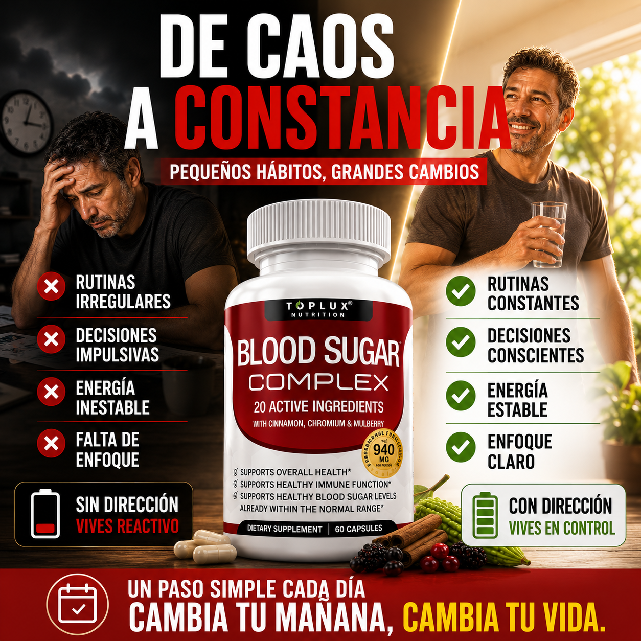BLOOD SUGAR COMPLEX - TOPLUX NUTRITION
