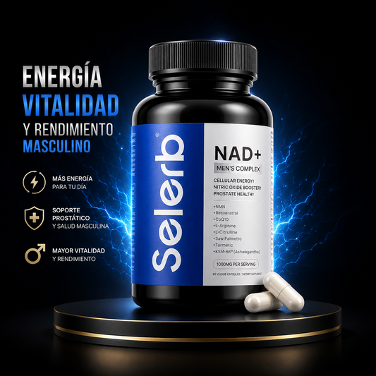 SELERB NAD - HOMBRE | ENERGÍA, VITALIDAD Y SOPORTE MASCULINO 🔥