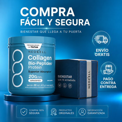 NEOCELL COLLAGEN BIO-PEPTIDES 567G ✨💙 SOPORTE PREMIUM PARA PIEL, CABELLO, UÑAS Y ARTICULACIONES + ENVÍO GRATIS 🚚