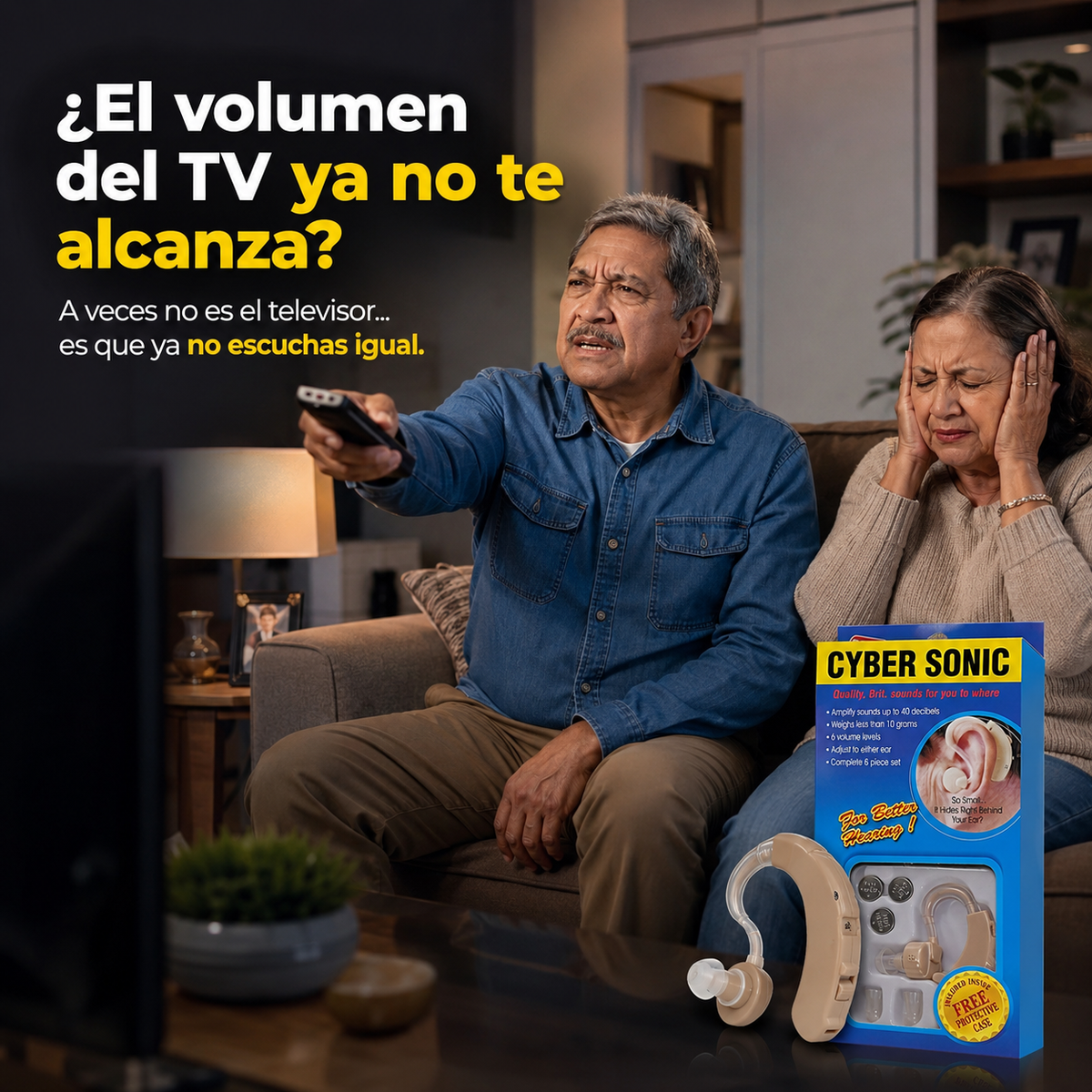 CYBER SONIC™ AMPLIFICADOR DE SONIDO 2UND – VUELVE A SEGUIR CADA CONVERSACIÓN 👂✨