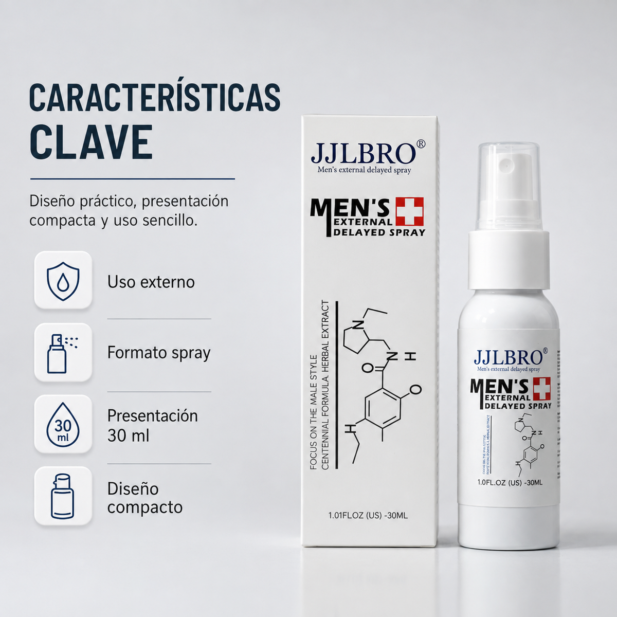 JJLBRO CONTROL PRO SPRAY 30 ML – MÁS CONTROL Y ENCUENTROS MÁS DURADEROS 🔥⏱️ PRECIO ESPECIAL