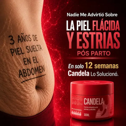 CANDELA BODY SCULPT 300G – PIEL MÁS LISA EN GLÚTEOS Y PIERNAS ✨🔥